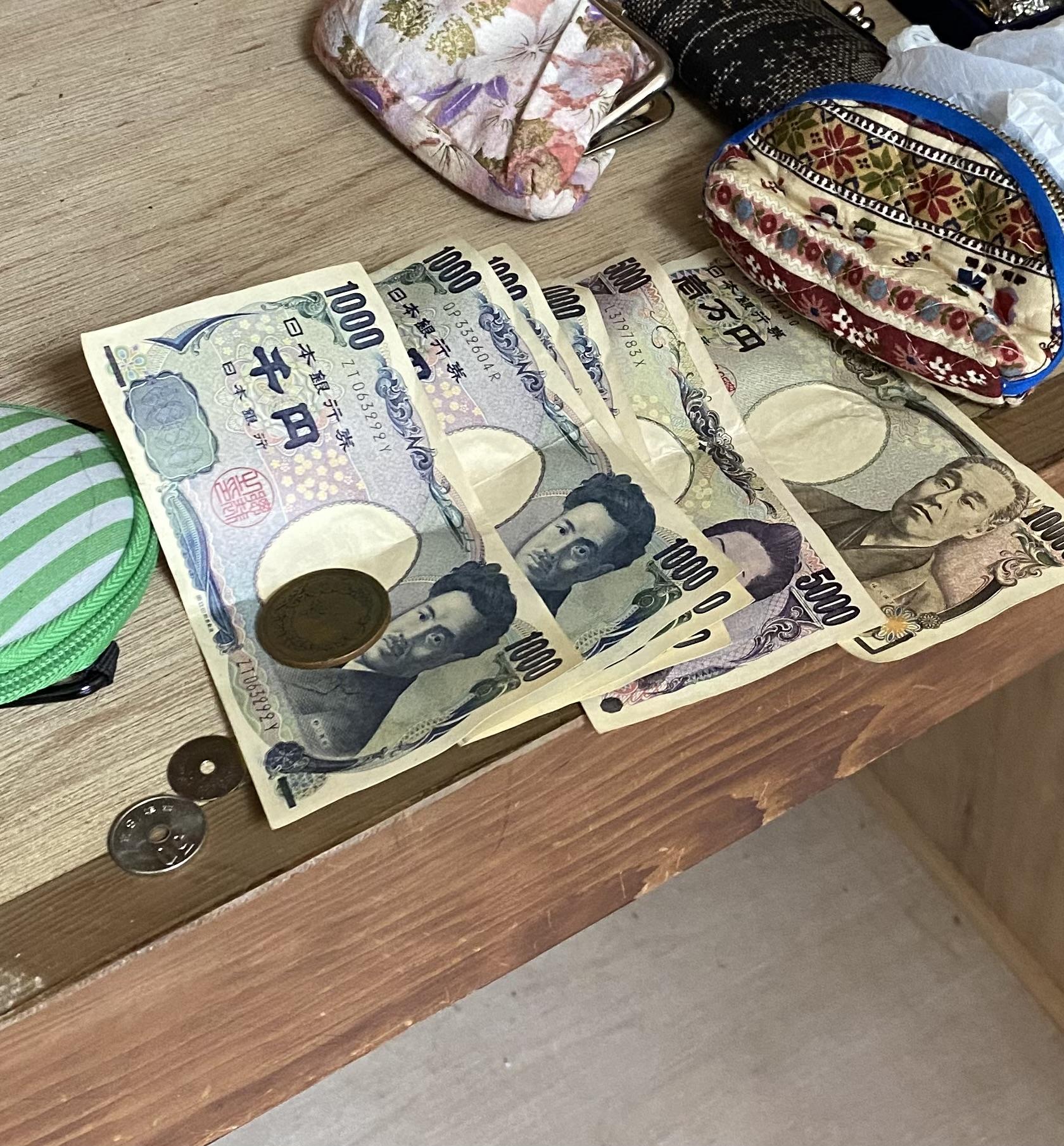 堺市北区の現場で見つかった現金・小物